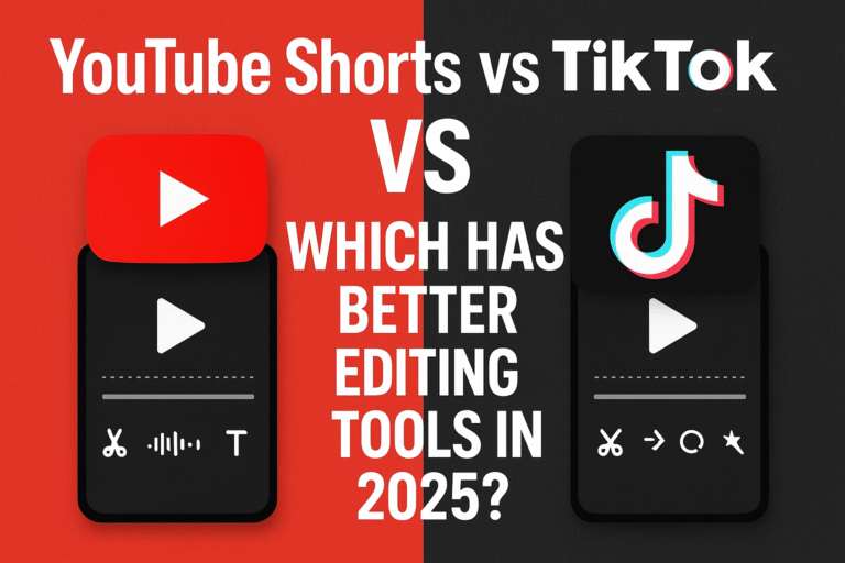 YouTube Shorts and TikTok editing tools 2025