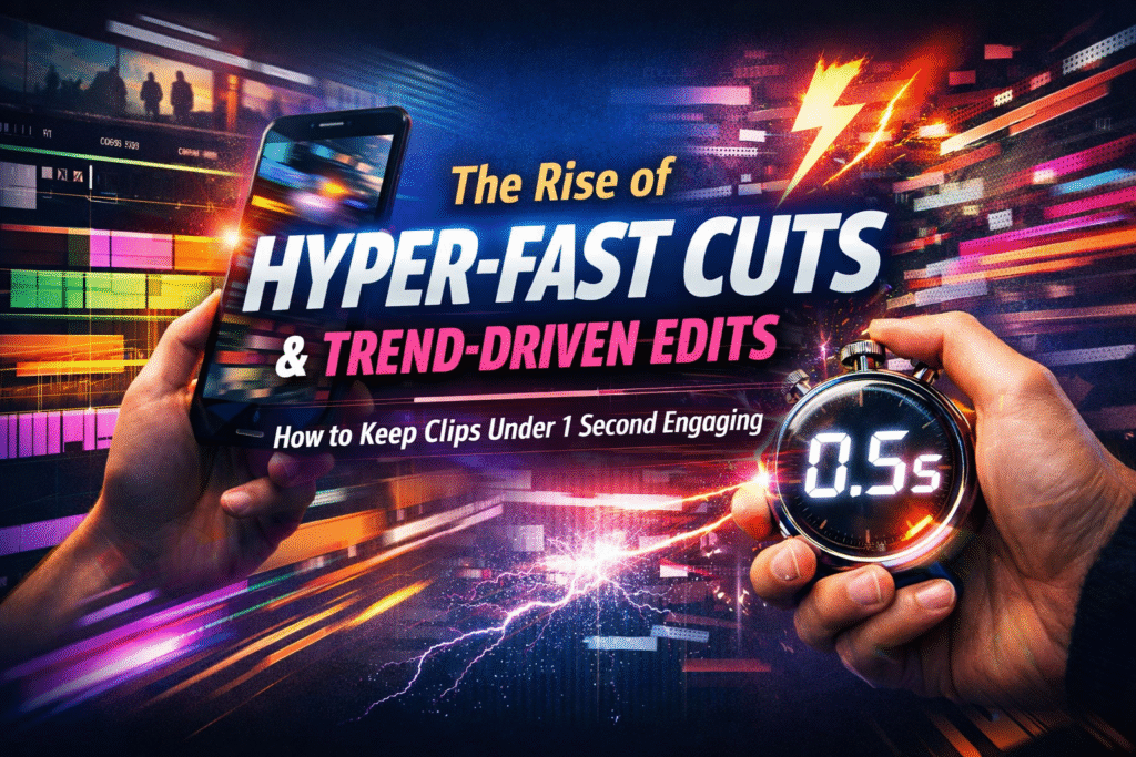 Video Editing Trends Are Moving Faster Than Ever. Hyper-Fast Cuts. Trend-Driven Edits. Attention Won in Under One Second.